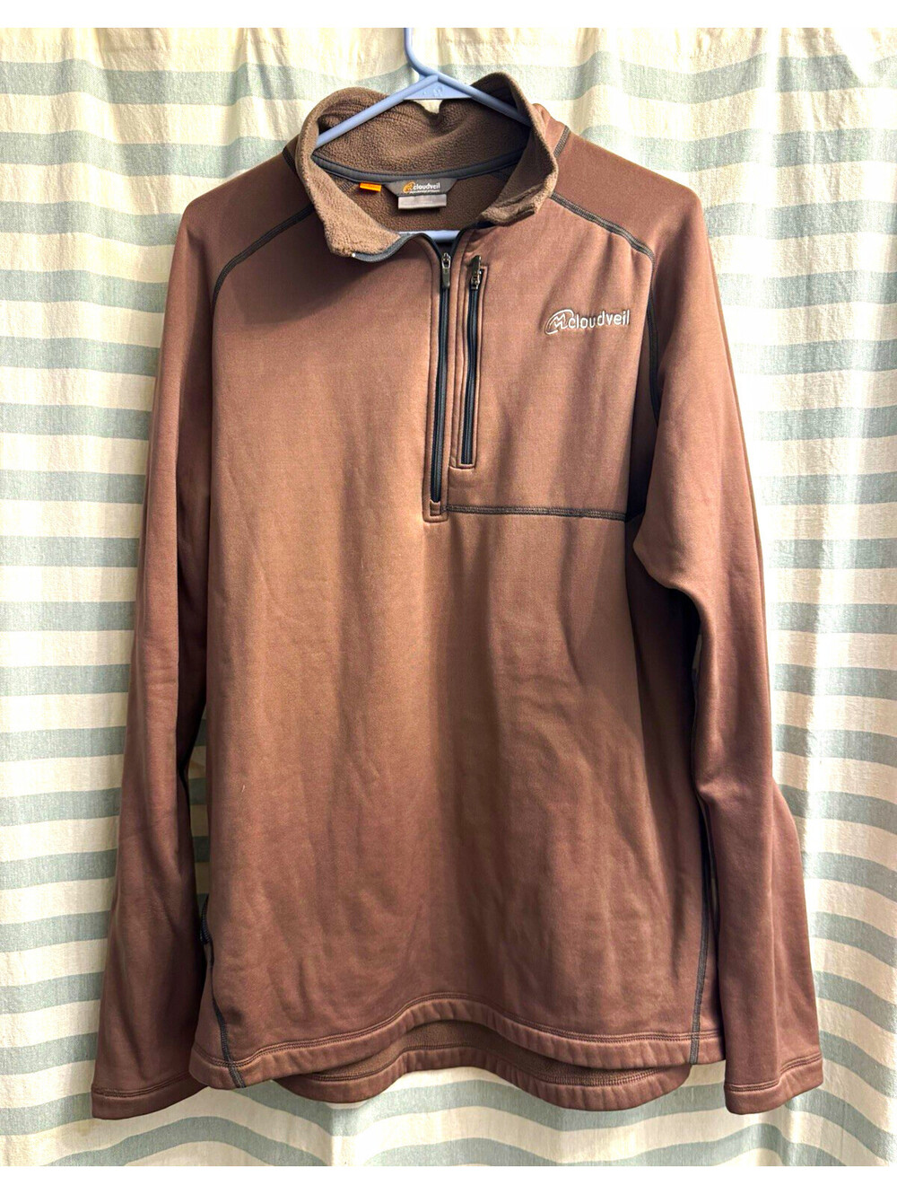 Cloudveil Polartec Power Stretch 1/4 Zip Fleece Pullover Mens XXL
